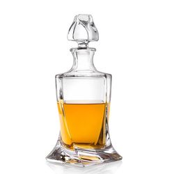 Crystalite Bohemia Skleněná karafa na whisky Quadro 0,85 l