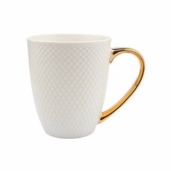 Florina Porcelánový hrnek v dárkovém balení Romby, 400 ml