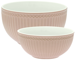Porcelánová sada servírovacích misek Alice Creamy Fudge