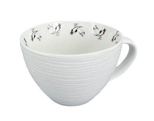 Porcelánový hrnek Croft Advent Berries 400ml, zelená/červená