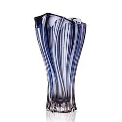 Aurum Crystal váza Plantica blue 320 mm