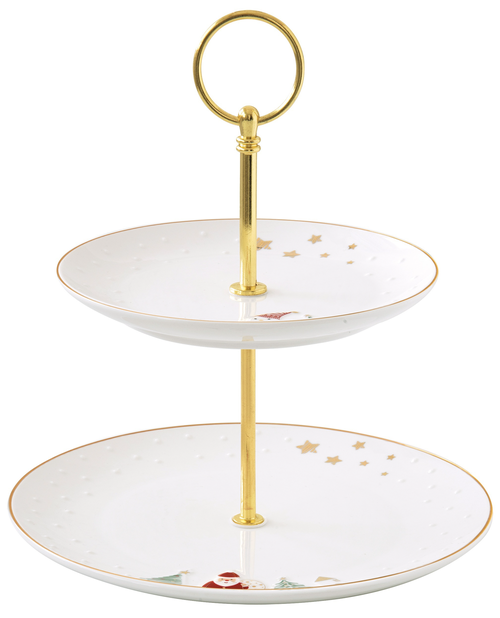 Porcelánový etažér Let It Snow