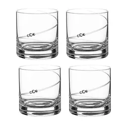 Diamante Silhouette sklenice na whisky 310 ml 4 ks