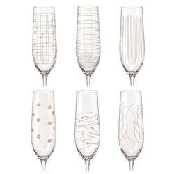 Crystalex Sklenice na šumivé víno VIOLA ELEMENTS 190 ml, 6 ks