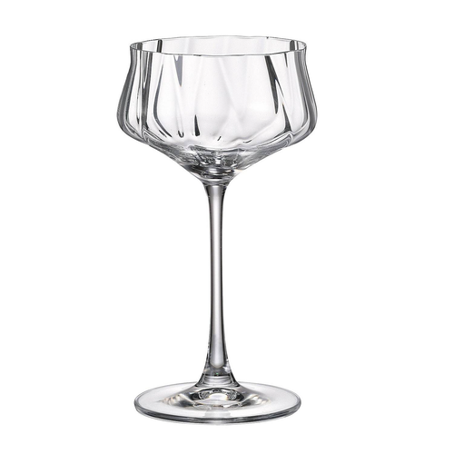Crystal Bohemia Cettia optic sklenice na martini 300 ml 6 ks