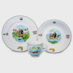 Thun Jídelní souprava Krteček a kačenka 3 ks