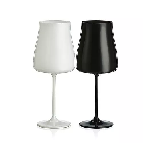 Crystalex Sklenice na víno Black White 400 ml 2 ks