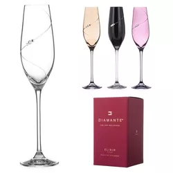 Diamante Silhouette selection sklenice na sekt 210 ml 4 ks