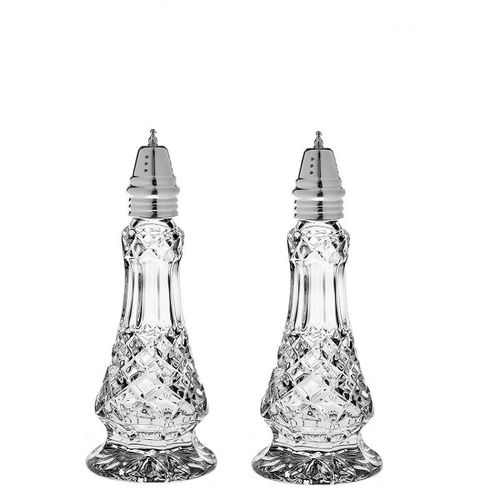 Crystal Bohemia DIAMOND solnička a pepřenka 155 mm, 2 ks